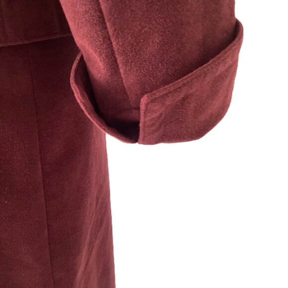 Vintage Burgundy Ultrasuede Skirt Suit - Picture 4 of 13